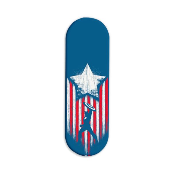 Captain America Printed Slider Phone Grip Holder