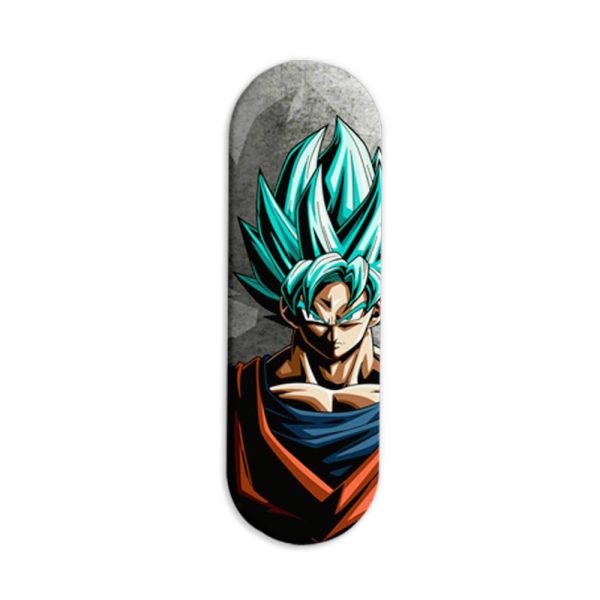 Goku Super Saiyan Blue Printed Slider Phone Grip Holder