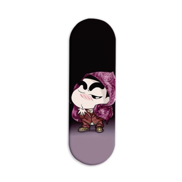 Shinchan Printed Slider Phone Grip Holder