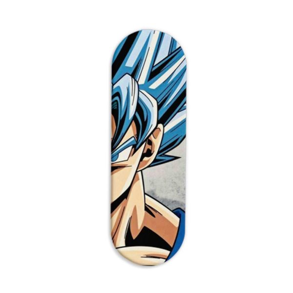 Goku Super Saiyan Blue Printed Slider Phone Grip Holder
