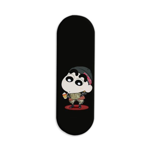 Shinchan Printed Slider Phone Grip Holder