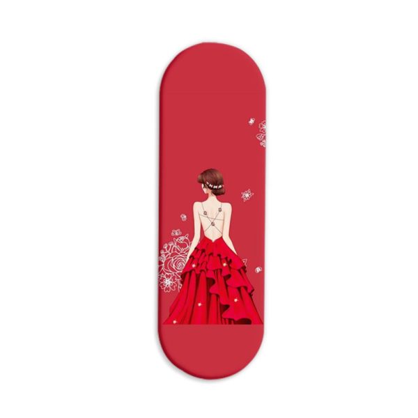 Feminine Printed Slider Phone Grip Holder