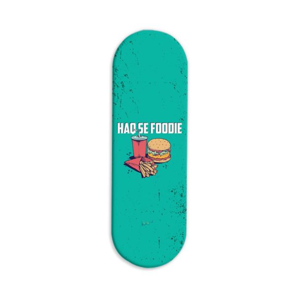 Haq Se Foodie Printed Slider Phone Grip Holder