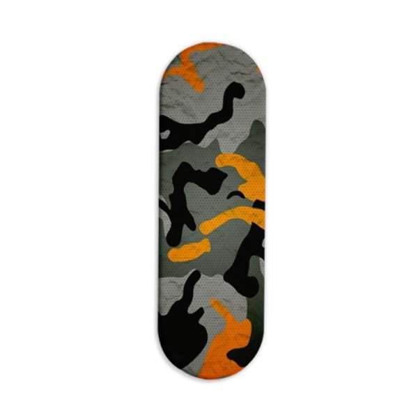 Camouflage Grey  Printed Slider Phone Grip Holder