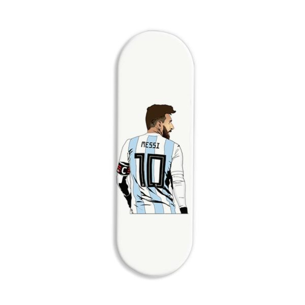 Messi Jersey 10 Back View  Printed Slider Phone Grip Holder